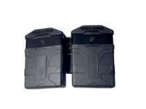 Double swiveling plastic holder for two magazines AR15