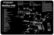 TekMat Gun Cleaning Mat For Walther P99